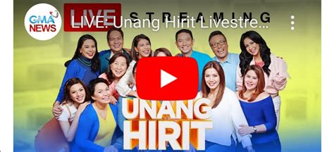 unang hirit live streaming today.